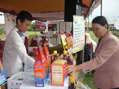 Many prestigious businesses join market days in mountainous districts