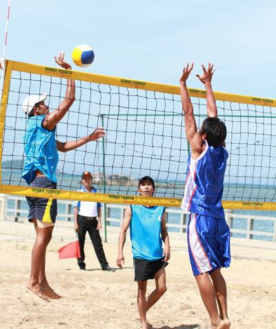 Improvement of quality and lack of orientation in beach volleyball movement