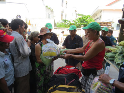 Benefactress of needy children