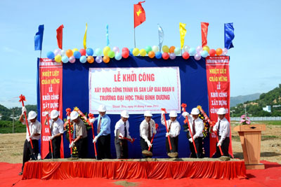 2nd stage construction on Pacific Ocean University