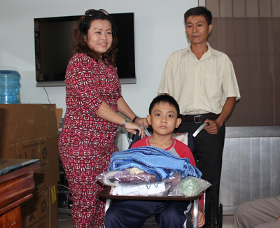 Wheelchairs offered to 5 disabled children