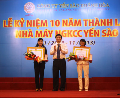 10th foundation anniversary of High-quality Salanganes Nest Soft Drink Factory celebrated