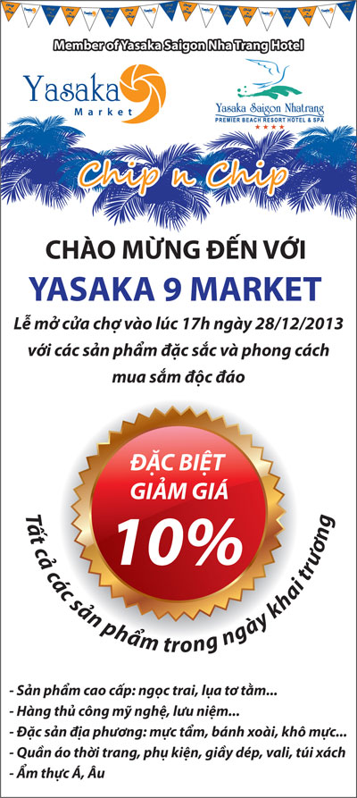 Yasaka 9 Market, night destination in Nha Trang