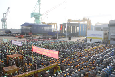 Hyundai Vinashin to launch 15 ships in 2014