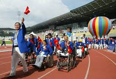 Vietnamese disabled athlete delegation dispatches for ASEAN Para Games 7