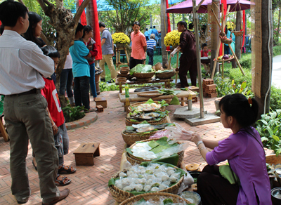 Many traditional activities at Champa Island Nha Trang during Tet