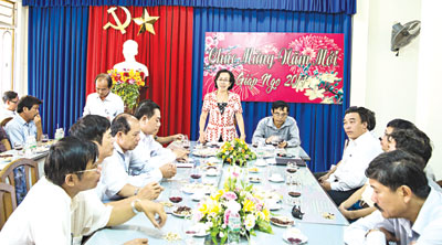 New Year meeting with news agencies