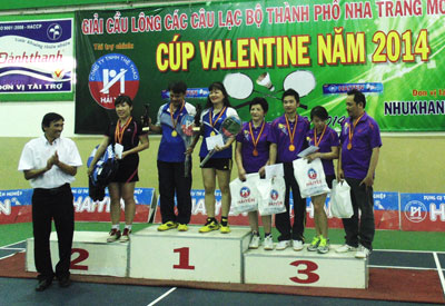 Nha Trang City badminton open tournament, new breath to badminton movement