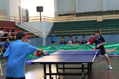 Positive sign for table-tennis movement in Khanh Hoa Province