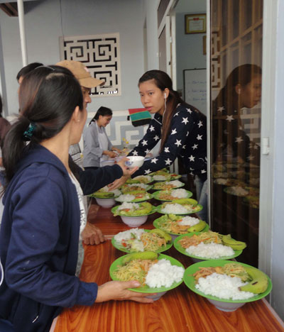 Charity meals for the needy