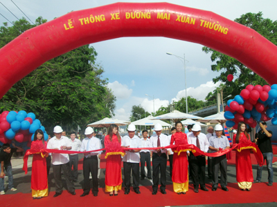 Mai Xuan Thuong Street opens to traffic