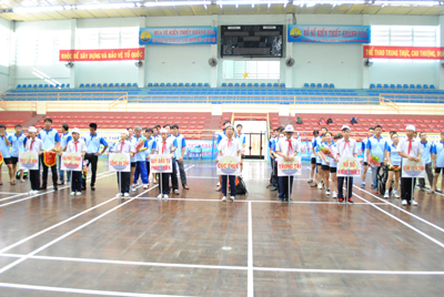 Khanh Hoa Province traditional lottery badminton tournament opens