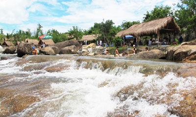 Waterland Thach Lam Stream in Cam Lam District.