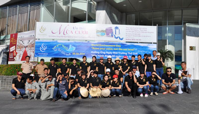 Many activities to respond World Environment Day in Michelia Hotel
