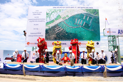 Construction start-up ceremony