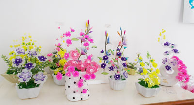 Handicraft by disabled people tackles consumer problems