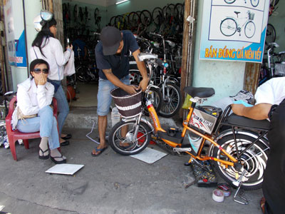 Many choices for electric bicycles