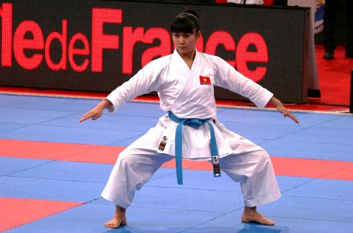 Vietnam's queen of kata Hoang Ngan shines at Karate1 Premier League in Istanbul