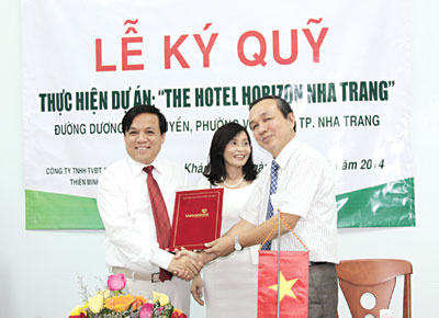 Escrow agreement for "The Hotel Horizon Nha Trang" project