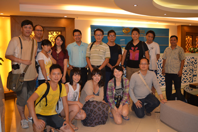 Taiwanese journalists in Nha Trang