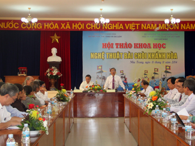 Scientific workshop on Bai Choi in Khanh Hoa