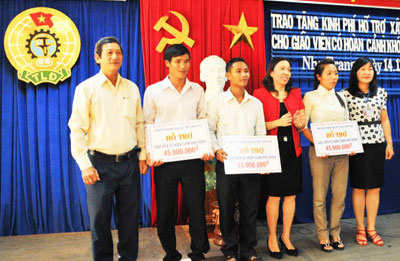 House construction assistance for needy teachers