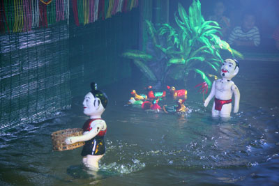 Water puppet in Nha Trang