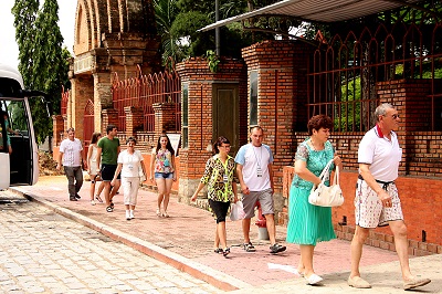 Tourists in Nha Trang