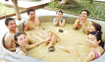 Cam Ranh Hot Spring, destination for mud bath in Cam Ranh