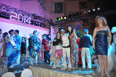 Impressive New Year celebrations at Yasaka-Nhatrang-Saigon Hotel
