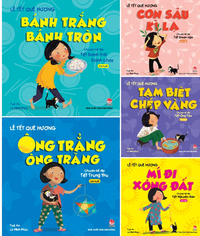 Books for children about Tet festivals published