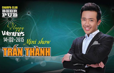 Tran Thanh to perform at Champa Island Nha Trang on Valentine night