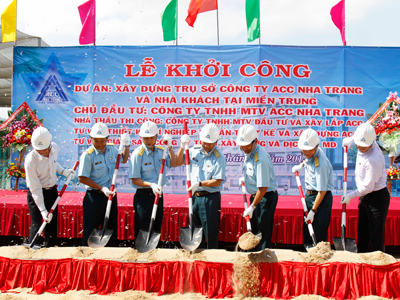 Work begins on ACC Nha Trang Company office and guest-house