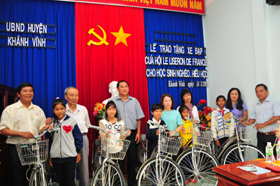 40 bicycles donated to needy students