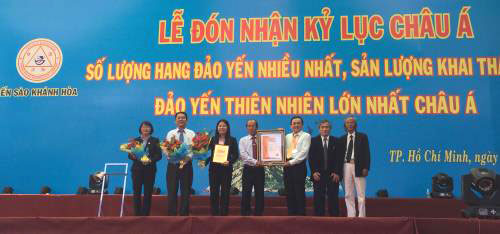 Khanh Hoa Salanganes Nest Company receives Asia record