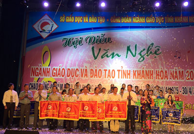 41 collectives awarded at musical festival of Khanh Hoa Provincial education and training industry