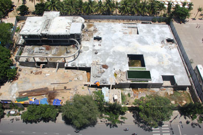 New Phu Dong Park under construction