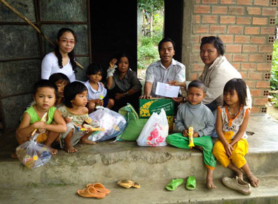 Volunteers' valuable support