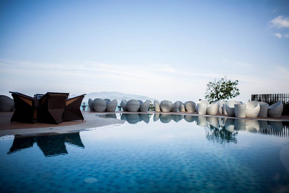 Pool party at Nha Trang Center mall