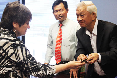 Nguyen Chien Thang visits Baltimore City