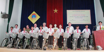 50 bicycles offered to ethnic minority students
