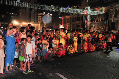 Festival opens with drum performance.