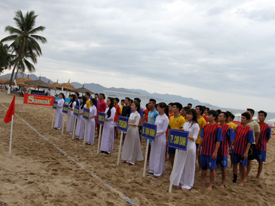 Teams taking part in the tournament.