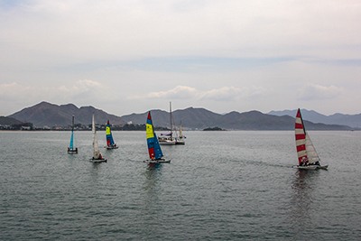 Nha Trang Bay is one of wonderful places for sailing.