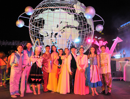 Artists in different national costumes converging in Nha Trang – Khanh Hoa, a peaceful, friendly and hospitable place.