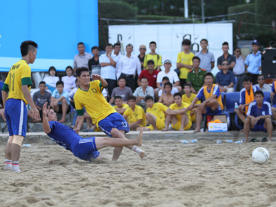 Sea Festival beach football tournament: hallmark of mountainous areas