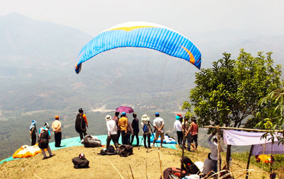 Beginning of paragliding in Khanh Hoa