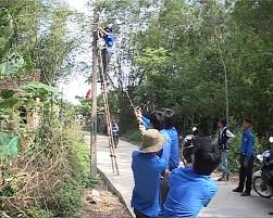 Rural lighting in Khanh Dong Commune