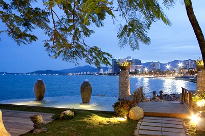 Beautiful view seen from Nha Trang View restaurant