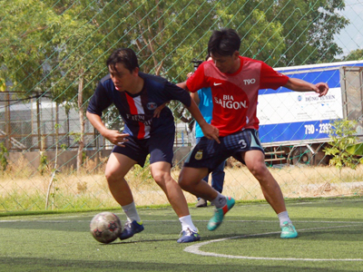 Khanh Hoa Newspaper plays against Southern Central Sabeco Trade Joint Stock Company in third-place match.